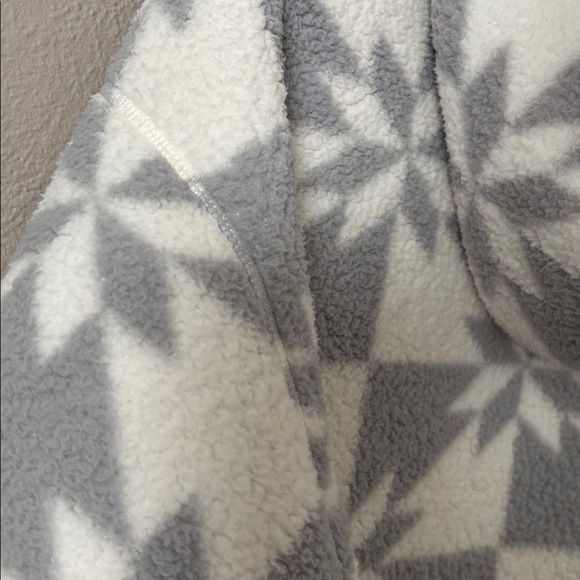 Lands End Cozy Hooded Fleece 1/2 Zip Pockets Oversized Women’s Plus 2X (20W-22W) - Picture 5 of 5